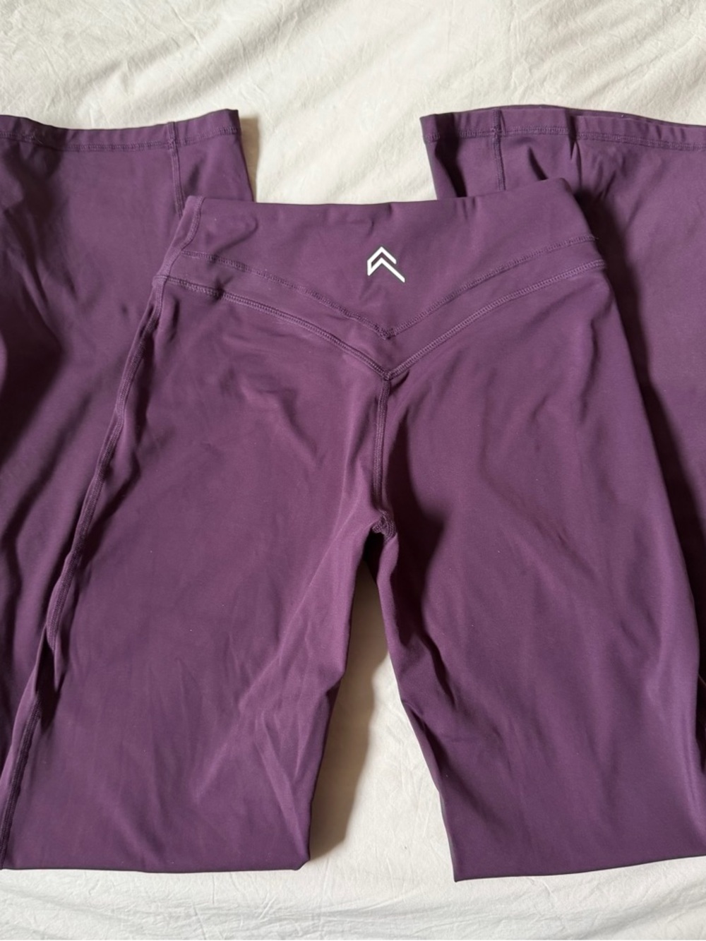 ONER ACTIVE UnifiedMove™ Wrap Flared Pants - Blackberry Purple SMALL SHORT - Picture 2 of 4